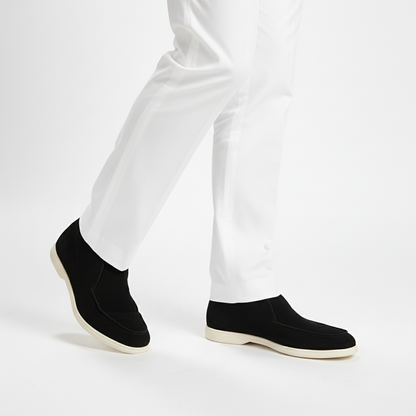 High Suede Loafers